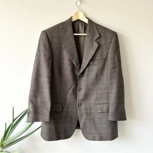 Vintage Lineage Union Made Pure Wool Tweed Blazer Made in Canada